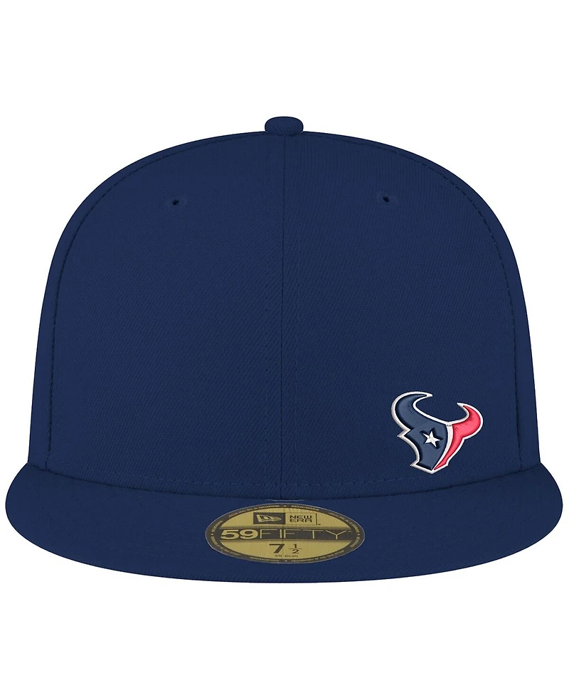 New Era Men's Navy Houston Texans Flawless 59FIFTY Fitted Hat