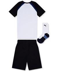 Puma Big Boys 3-Pc. Performance T-Shirt, Shorts & Socks Set