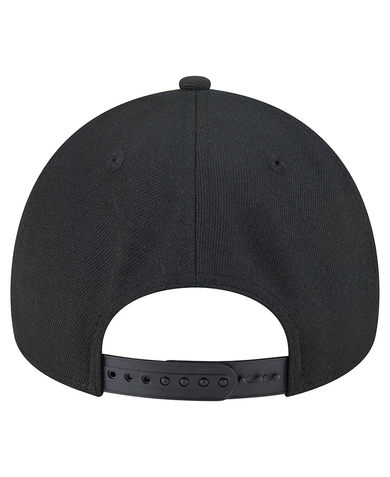 New Era Men's Black New York Jets Smith 9FORTY Adjustable hat