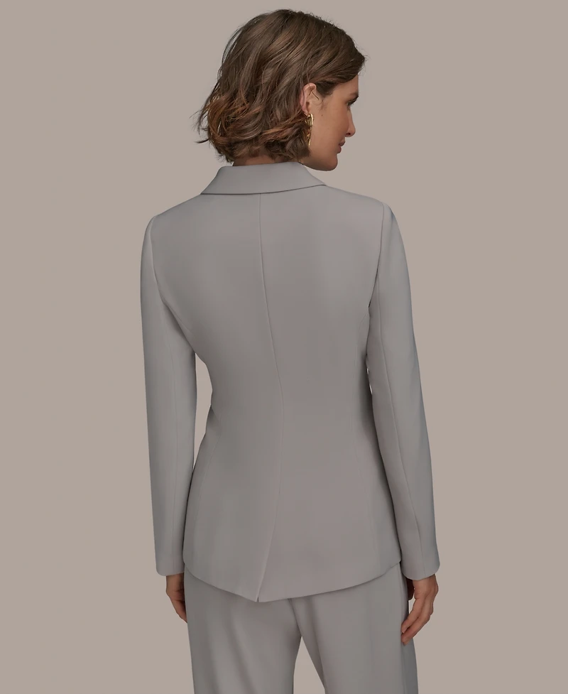 Donna Karan New York Petite Front-Belted Blazer