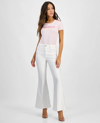 Guess Women's Amanda Extra Flare Leg-Seam Jeans