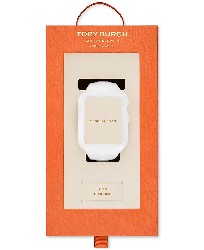Tory Burch Women's The T Monogram Silicone Strap For Apple Watch 41mm