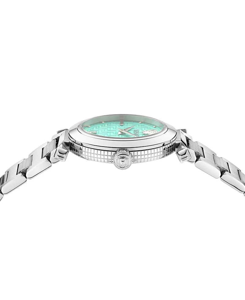 Versace Women's Swiss Greek Stainless Steel Bracelet Watch 35mm