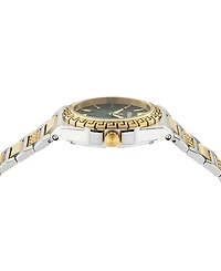 Versace Women's Swiss Greca Reaction Two-Tone Stainless Steel Bracelet Watch 38mm