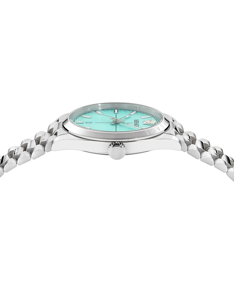 Versace Men's Swiss Millenyium Stainless Steel Bracelet Watch 40mm