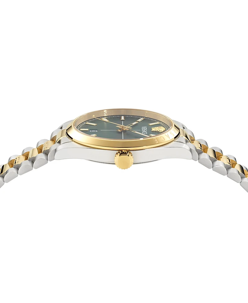 Versace Men's Swiss Millenyium Two-Tone Stainless Steel Bracelet Watch 40mm