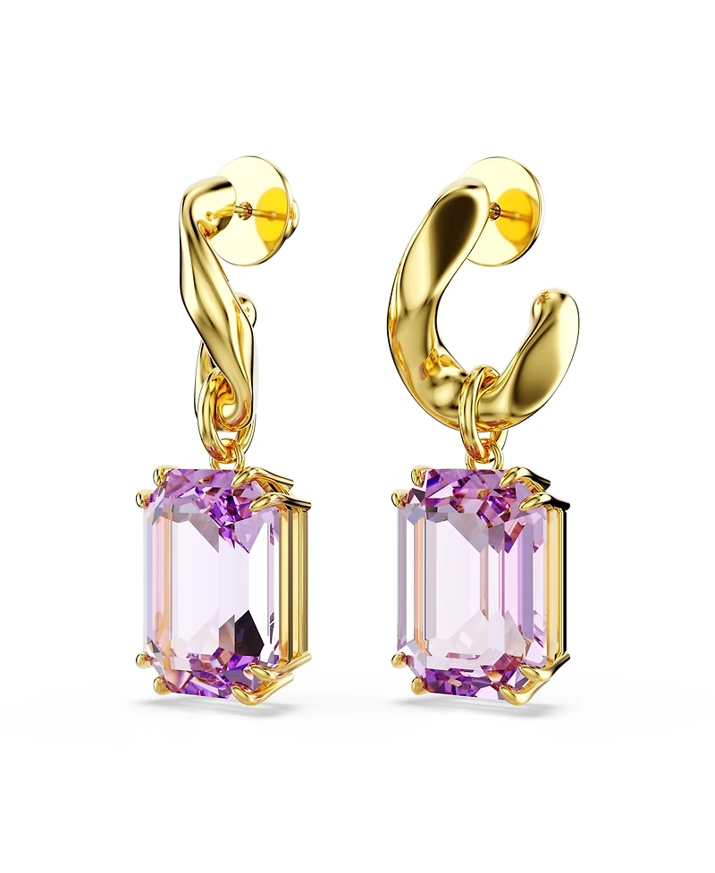 Swarovski Gold-Tone Plated Millenia Drop Earrings
