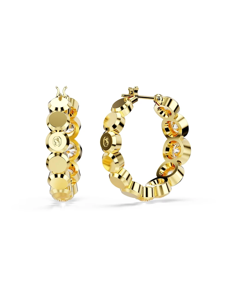 Swarovski Imber Gold-Tone Plated Hoop Earrings