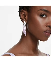 Swarovski Matrix Rhodium Plated Clip-On Earrings