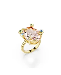 Swarovski Gold-Tone Plated Gema Ring Sets