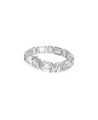 Swarovski Millenia Octagon Cut White Rhodium Plated Tennis Bracelet