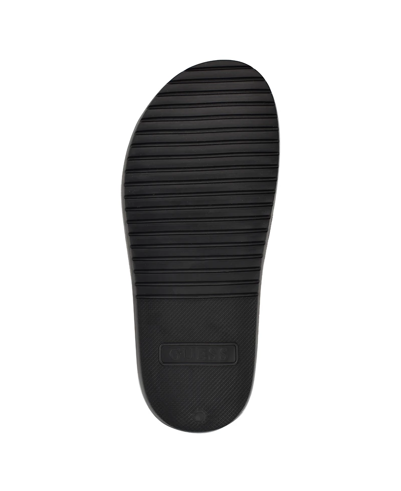 Guess Men's Vesper Branded Slip On Fashion Slides