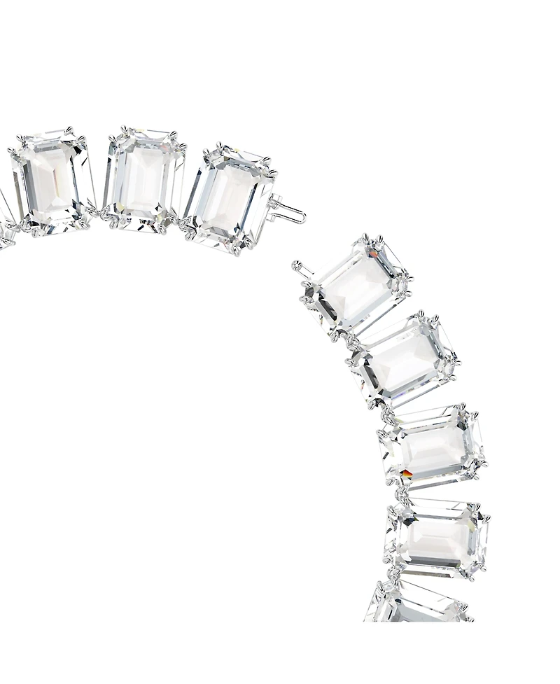 Swarovski Millenia Rhodium Plated Tennis Necklace