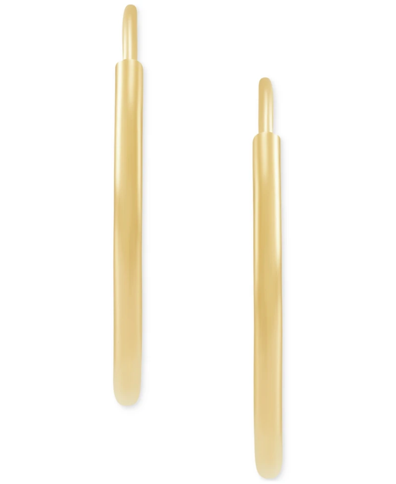 2-Pc. Set Polished Endless Wire Small Hoop Earrings in 10k Gold