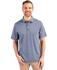 Cutter & Buck Men's Forge Eco Heather Stripe Stretch Recycled Polo
