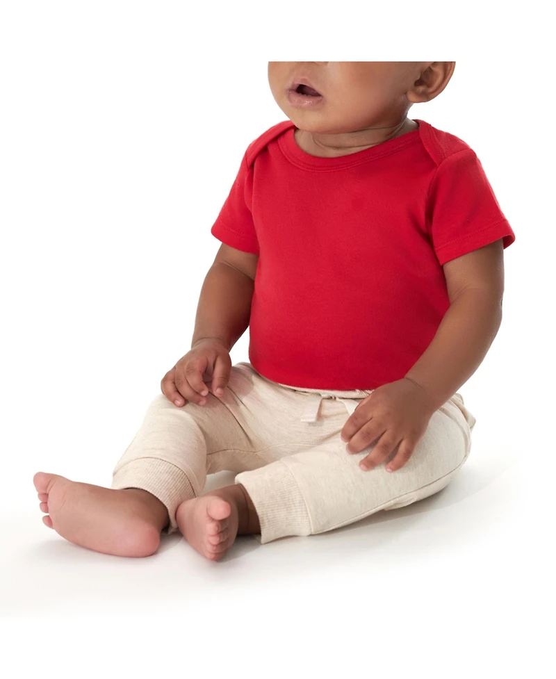 Gerber Baby Boys Boys' Green and Black Premium Joggers, 3-Pack