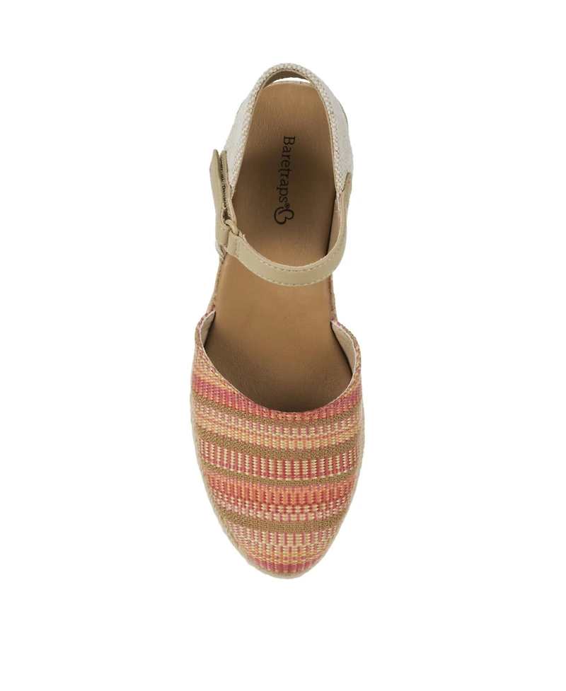 Baretraps Women's Alycia Closed Toe Wedge Sandals