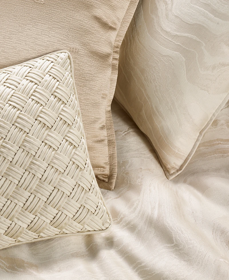 Hotel Collection Basketweave Decorative Pillow, 12" x 24", Exclusively at Macy's