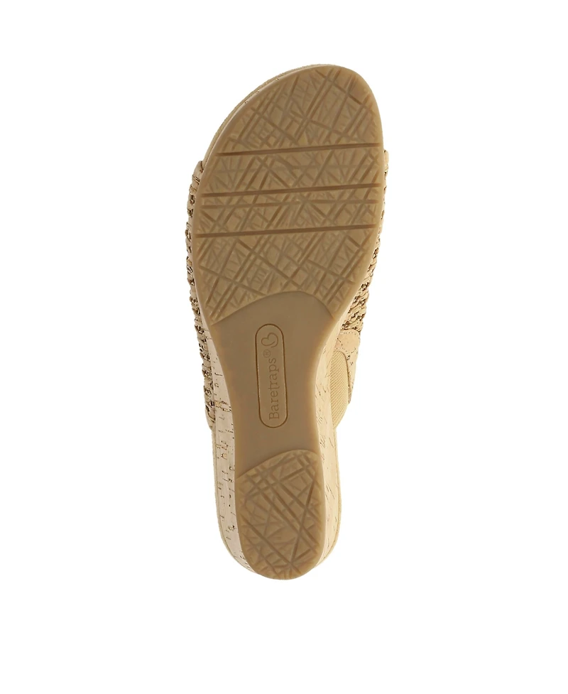 Baretraps Women's Flossey Slide Wedge Sandals