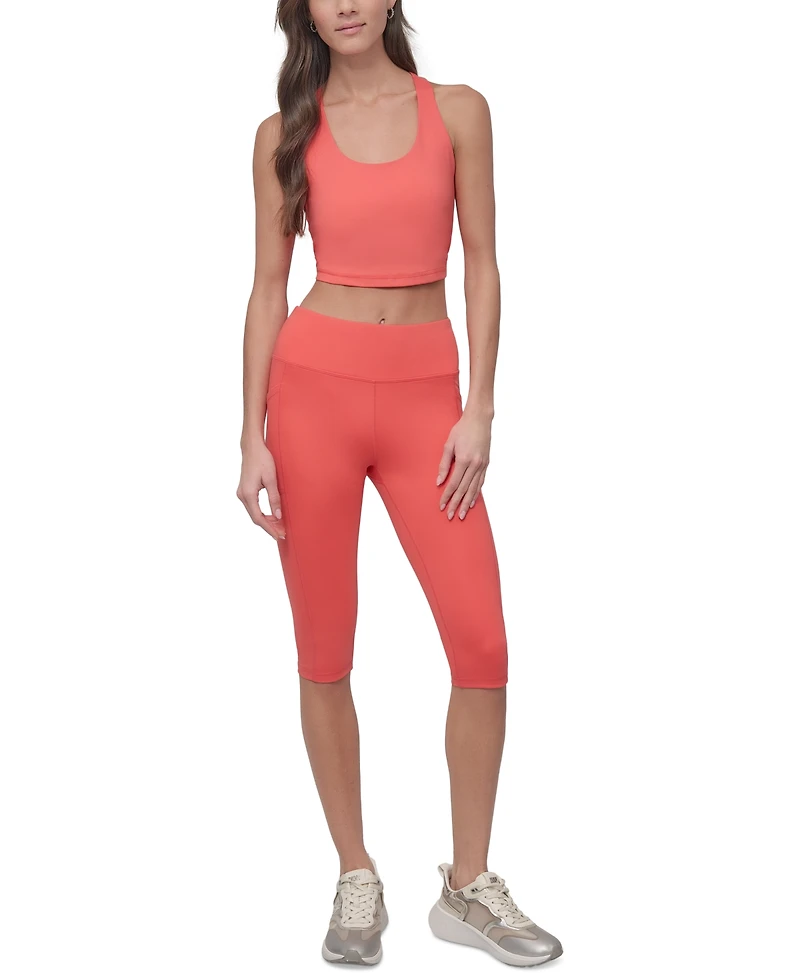 Dkny Sport Women's Balance Compression High-Waist Pants