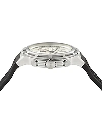 Ferragamo Men's Swiss Chronograph Sport Black Silicone Strap Watch 44mm