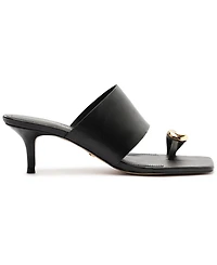 Arezzo Women's Kendall Mid Stiletto Slip-On Sandals