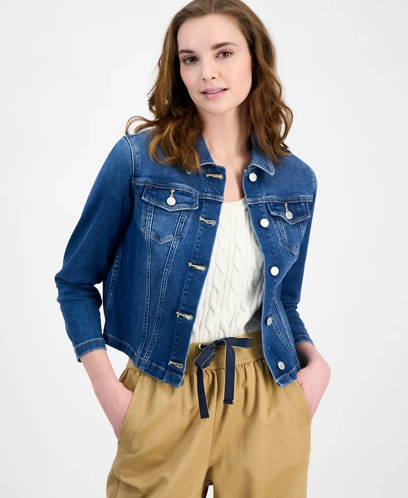 Tommy Hilfiger Women's Th Flex Denim Jacket