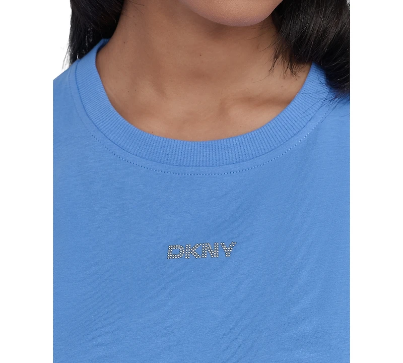 Dkny Women's Studded-Logo T-Shirt