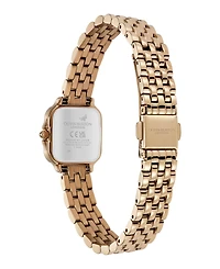 Olivia Burton Women's Grosvenor Mini Rose Gold Tone Bracelet Watch, 20mm