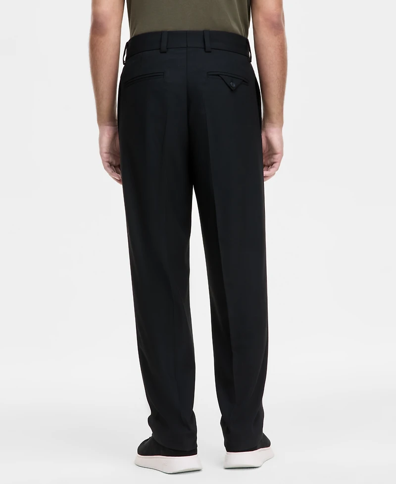 Hugo by Boss Men's Modern-Fit Black Pants