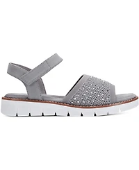 Easy Spirit Women's Jaela Embellished eFlex Flat Sandals