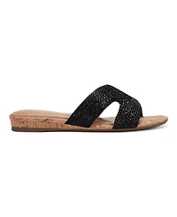 Easy Spirit Women's Christy Slip On Casual Flat Sandals
