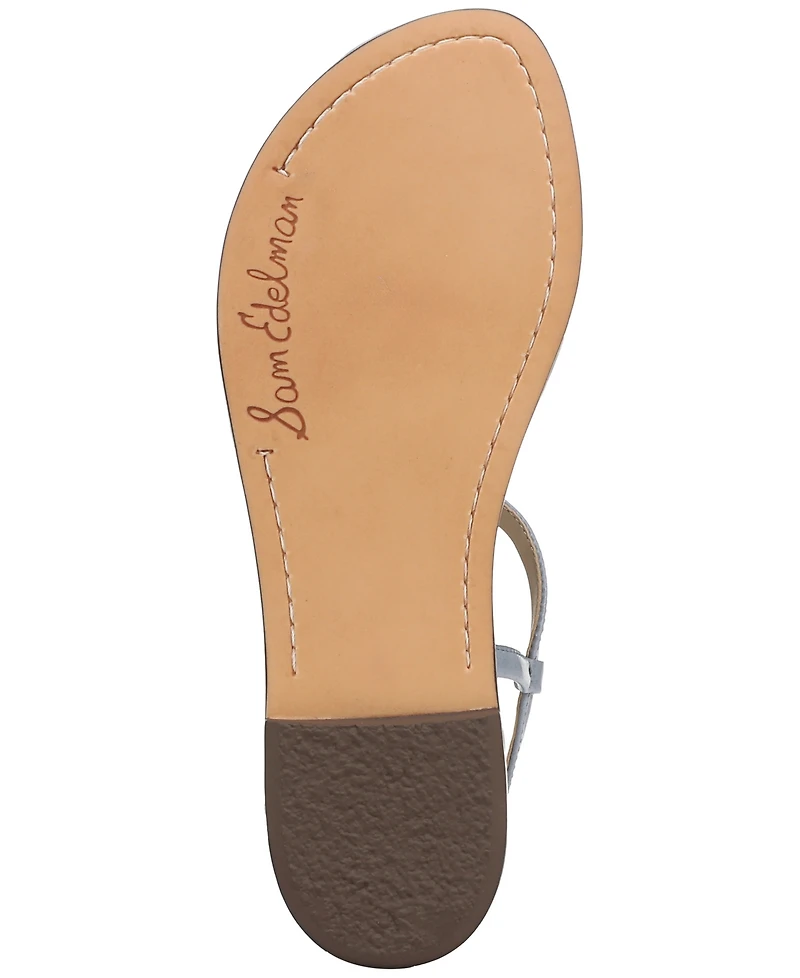 Sam Edelman Women's Gigi T-Strap Flat Sandals