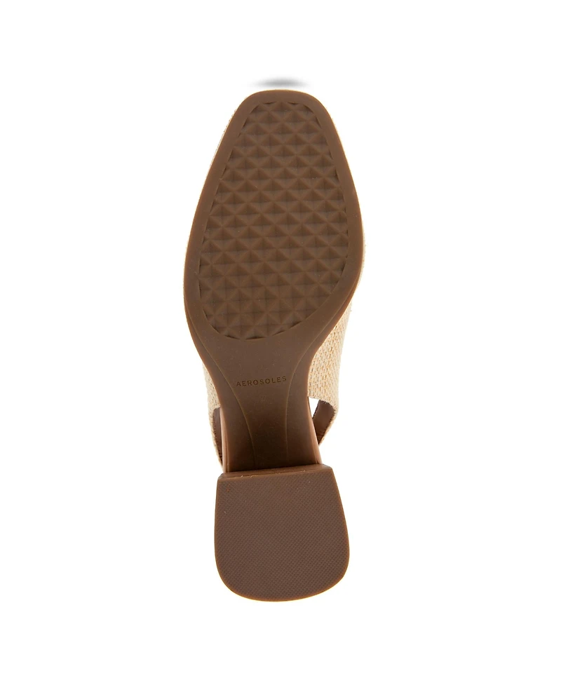 Aerosoles Women's Allure Almond Toe Slingback Heels