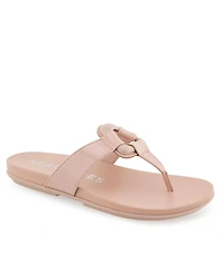Aerosoles Women's Fallon Round Toe Thong Sandals