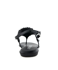 Aerosoles Women's Connie Round Toe Flat Sandals