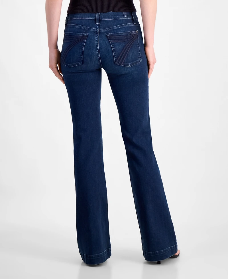 7 for All Mankind Women's Dojo Tailorless Flare-Leg Jeans
