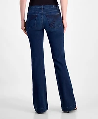 7 for All Mankind Women's Dojo Tailorless Flare-Leg Jeans