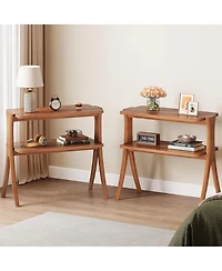Tribesigns Narrow Side Table Set for Living Room