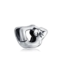 Bling Jewelry Yogi Gymnastics Yoga Pose Charm Bead Sterling Silver European Bracelet