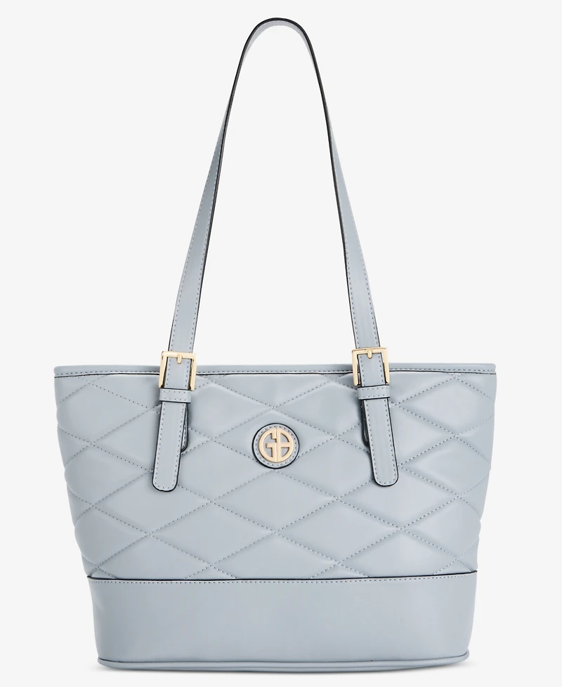 Giani Bernini Large Quilted Tulip Tote, Exclusively at Macy's