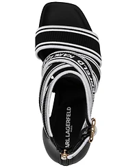 Karl Lagerfeld Paris Women's Careliz Strappy Sandals