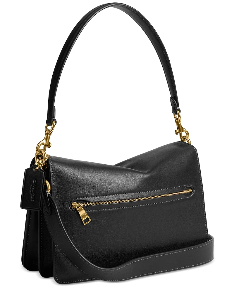 Coach Chain Tabby Medium Leather Shoulder Bag