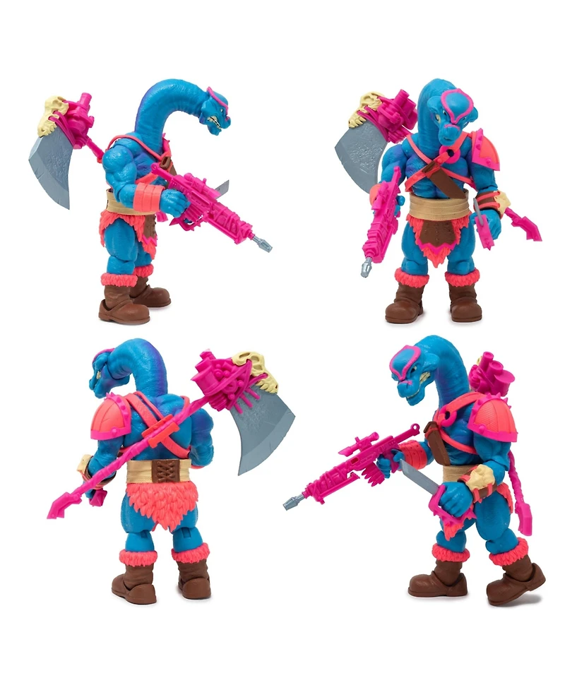 Saurozoic Warrior Range Brakhion: Futuristic, Armored Dinosaur Hero – Highly Articulated, Posable Collectible Action Figure with Full Range of