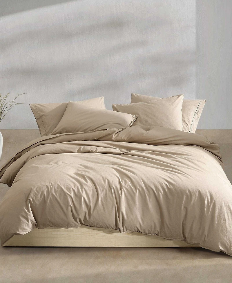 Calvin Klein Washed Percale Solid 2-Pc. Comforter Set, Twin/Twin Xl