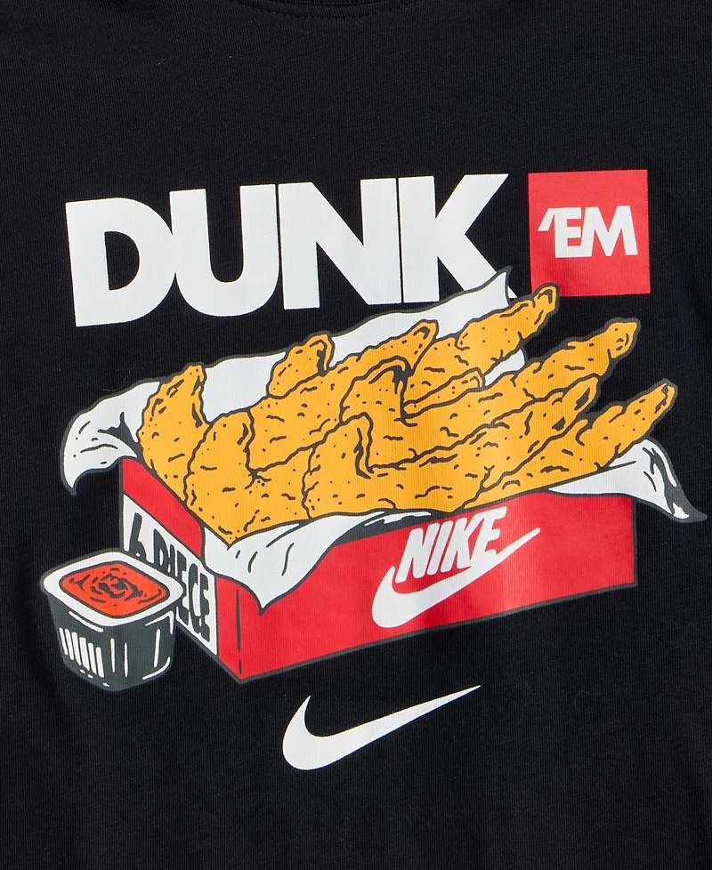 Nike Big Kids Sportswear Dunk Graphic Cotton T-Shirt