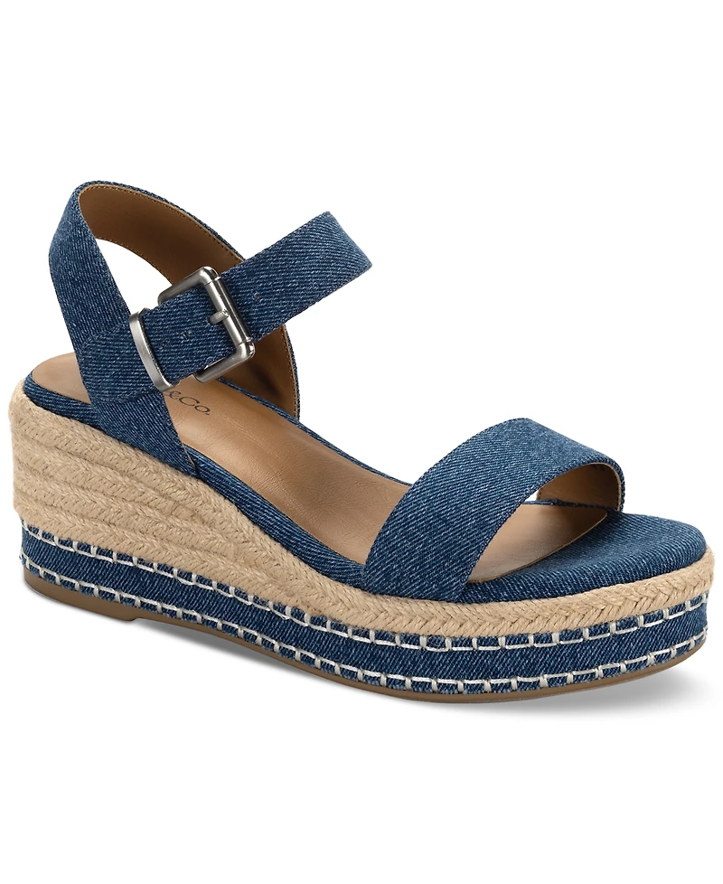 Style & Co Women's Hawkinns Wedge Sandals, Exclusively at Macy's