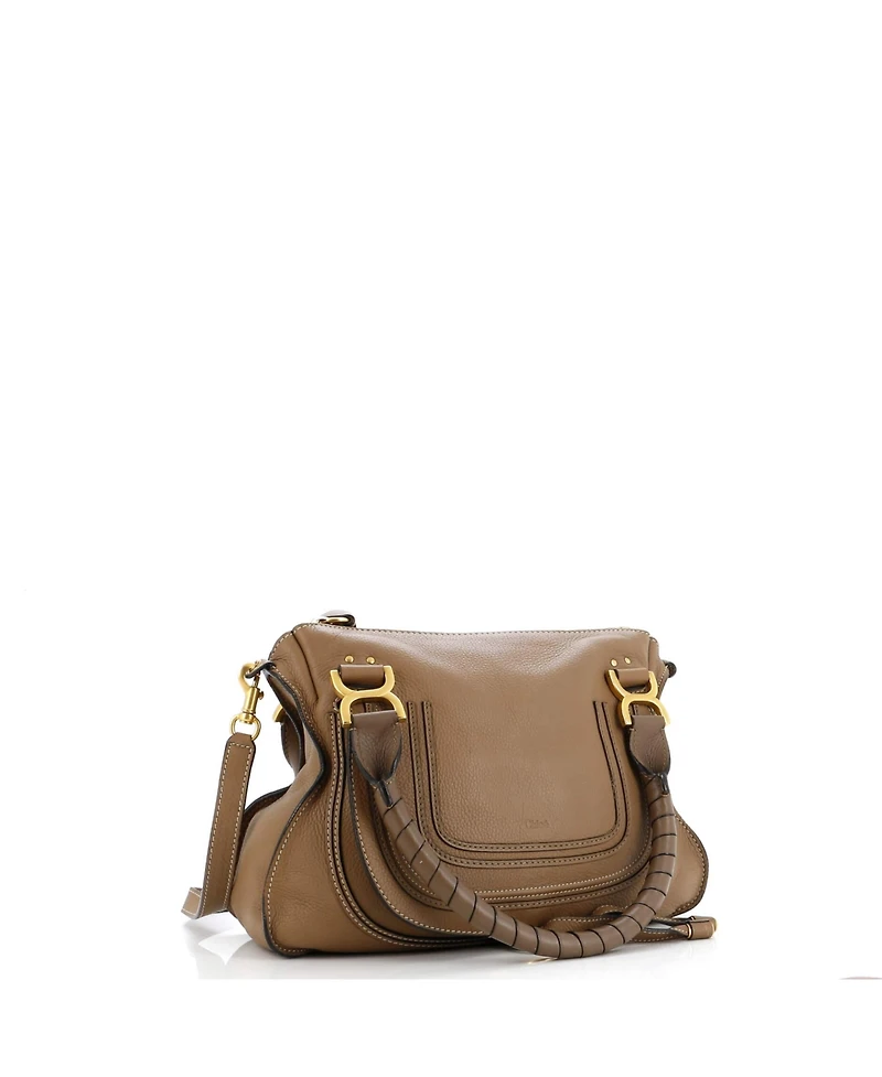 Pre-Owned Chloe Small Marcie Satchel Leather