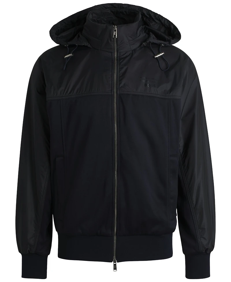 Hugo Boss x Porsche Men's Two-Way Zip Regular-Fit Jacket