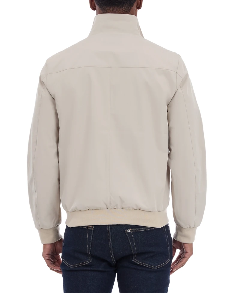 Michael Kors Men's Solid-Color Stand-Collar Hipster Jacket